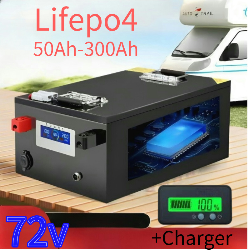 72V 40Ah Lifepo4 Battery Pack - แบตเตอรี่ LiFePO4 72V 50-300Ah, แบตเตอรี่ลิเธียมไอรอนฟอสเฟต 72V,