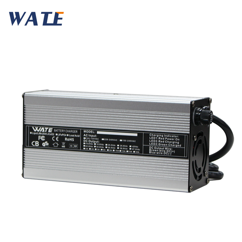 84V 20A Smart Charger - 58.4V 12A LiFePO4 เครื่องชาร์จแบตเตอรี่ Usd สําหรับ