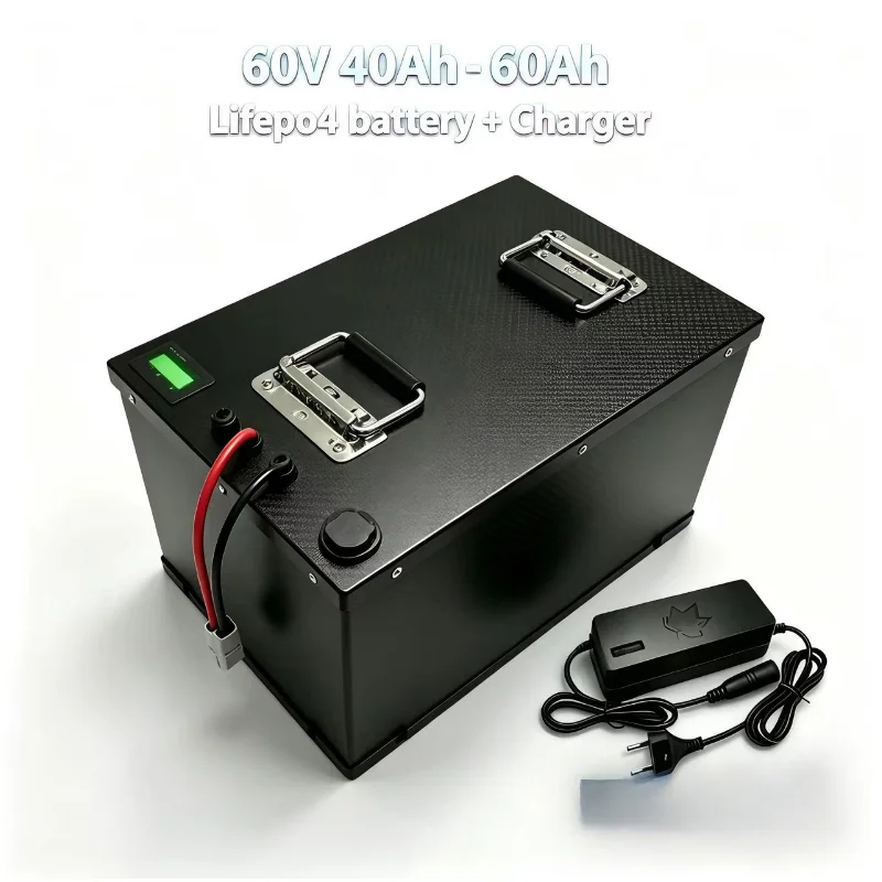 72V 40Ah Lifepo4 Battery Pack - แบตเตอรี่ลิเธียม 60V LiFePO4, ความจุสูง 45Ah/50Ah/60Ah, 6000+