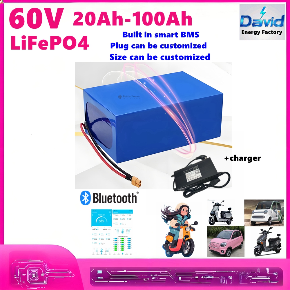 ชุดแบตเตอรี่ลิเธียม LiFePO4 แบ - 60V 50Ah Electric Scooter Battery บทวิจารณ์และราคา