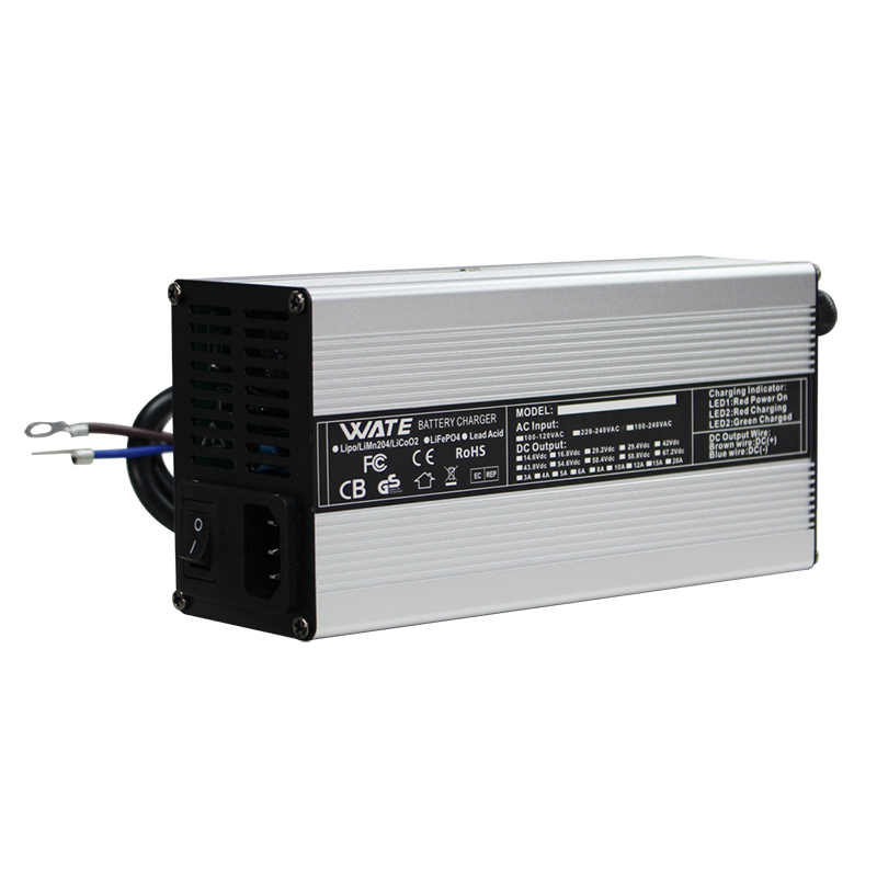 58.4V 12A LiFePO4 เครื่องชาร์จ - 84V 20A Smart Charger บทวิจารณ์และราคา